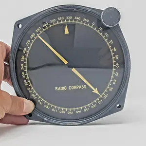 Royal Canadian Air Force Aircraft Radio Compass Gauge Indicator 1954 aviation